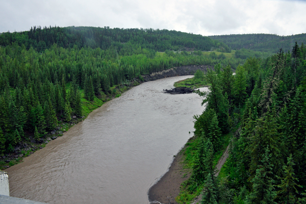 View of the Kiskatinaw River